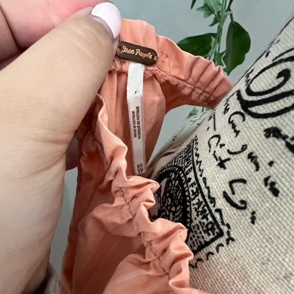 NWT - Free People Peach Carla Stripe Tank Top - Picture 11 of 12